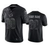 lions custom black reflective limited jersey