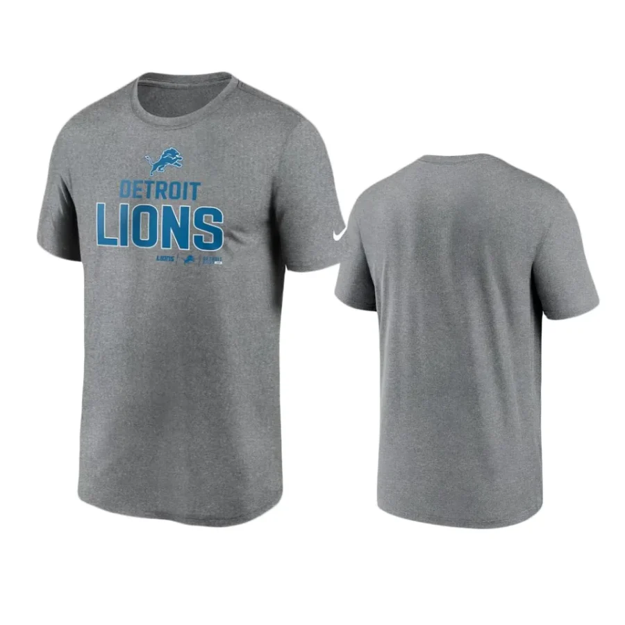 lions heathered gray legend community t shirt