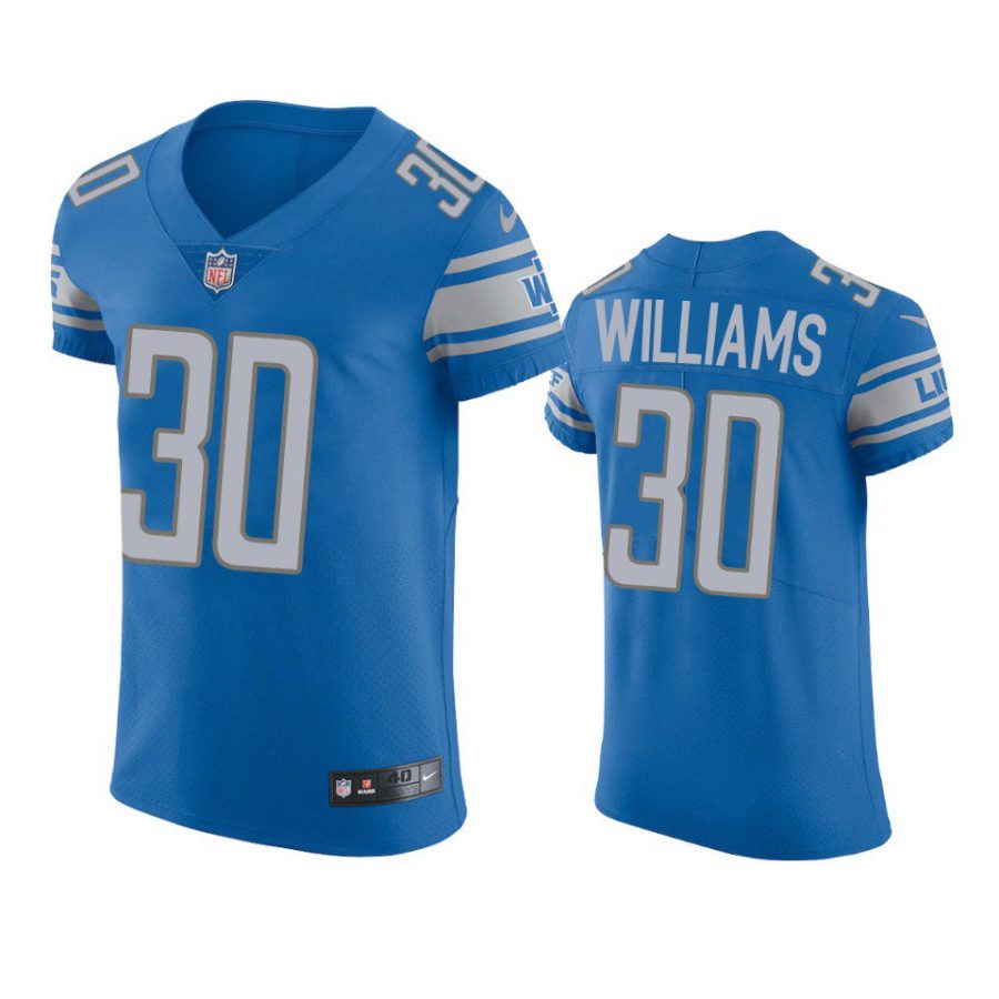 lions jamaal williams blue vapor elite jersey