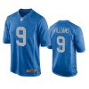 lions jameson williams throwback game blue jersey