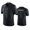 lions jeff okudah black reflective limited jersey