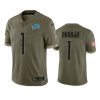 lions jeff okudah olive limited 2022 salute to service jersey