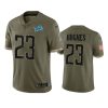 lions mike hughes olive limited 2022 salute to service jersey