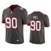 logan hall buccaneers vapor limited pewter jersey