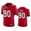 logan hall buccaneers vapor limited red jersey