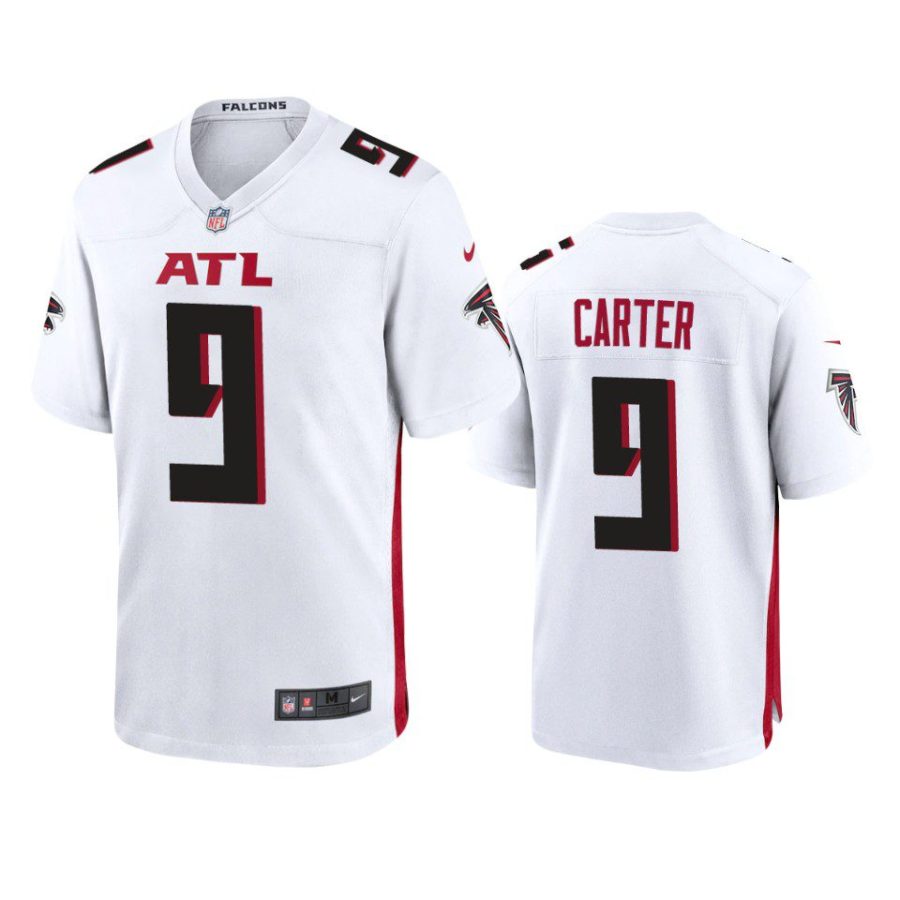 lorenzo carter falcons white game jersey