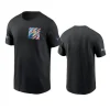 los angeles chargers black 2023 nfl crucial catch sideline t shirt