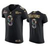 los angeles rams matthew stafford black super bowl 56 diamond jersey