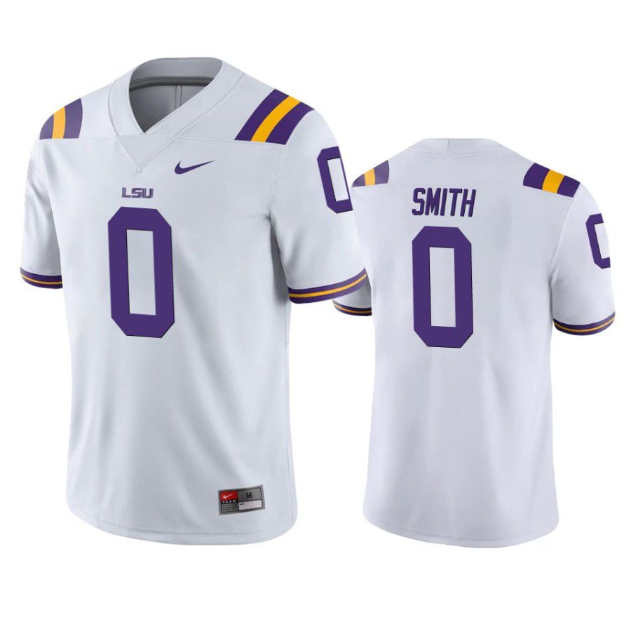 lsu tigers maason smith white game jersey