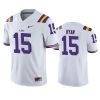 lsu tigers sage ryan white game jersey