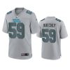 luke kuechly panthers gray atmosphere fashion game jersey