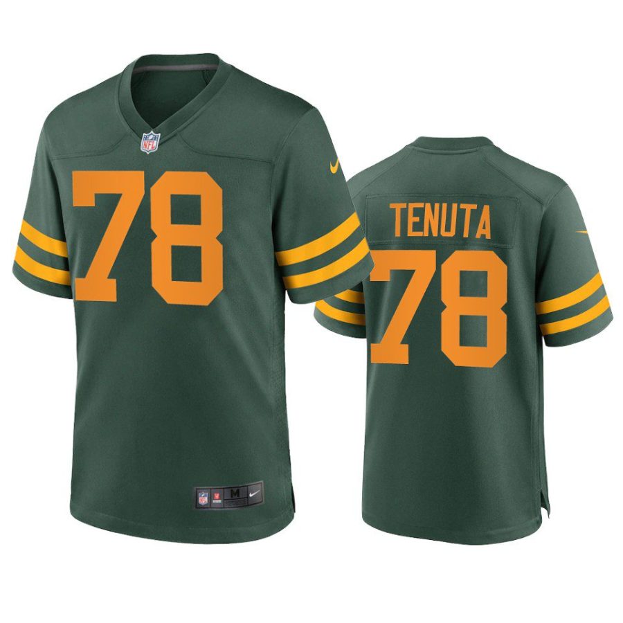 luke tenuta packers green alternate game jersey