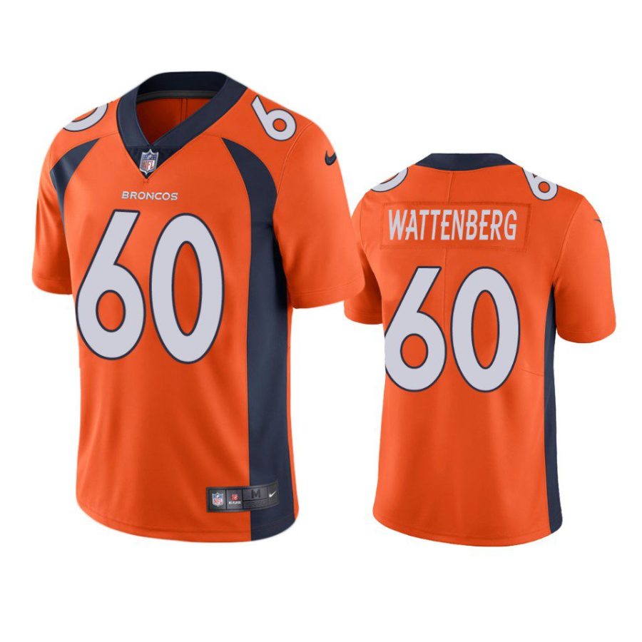 luke wattenberg broncos orange vapor jersey