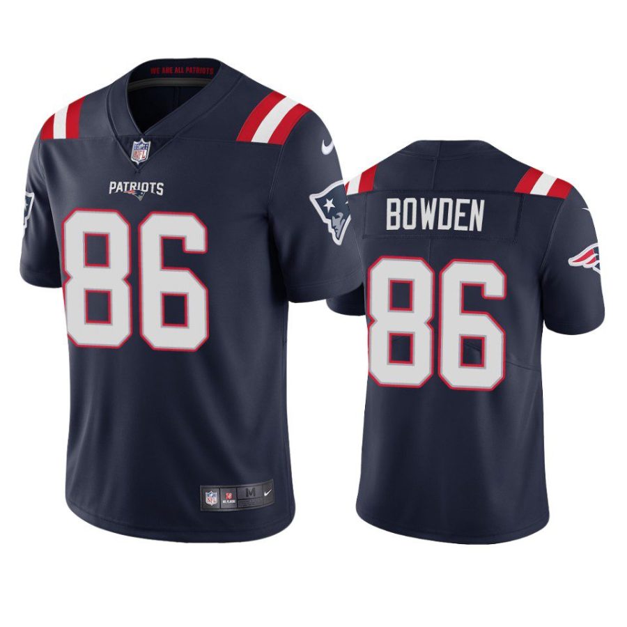 lynn bowden patriots vapor limited navy jersey