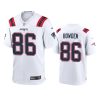 lynn bowden patriots white game jersey