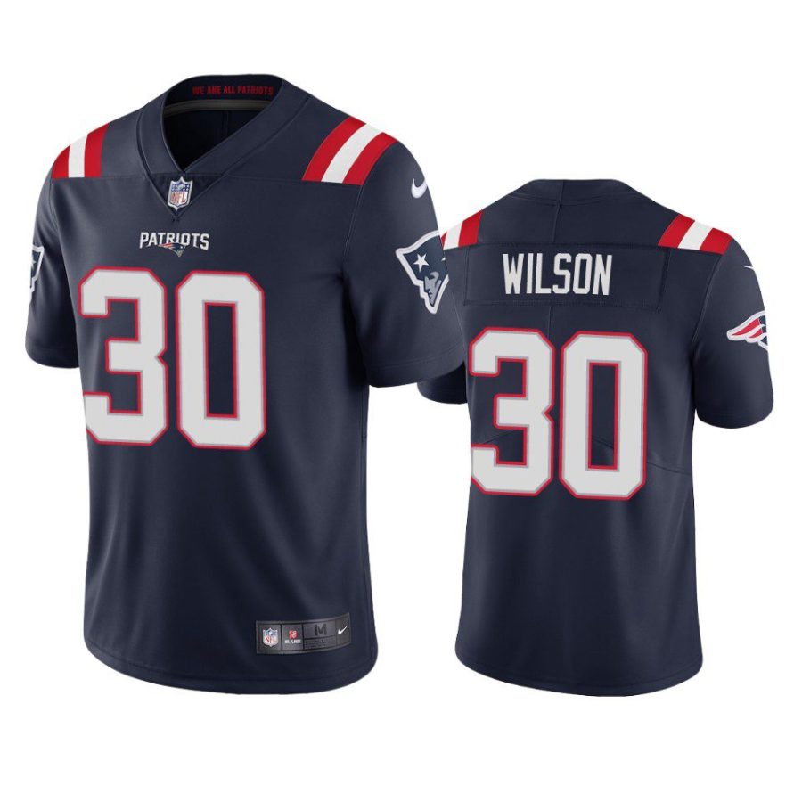 mack wilson patriots navy vapor jersey