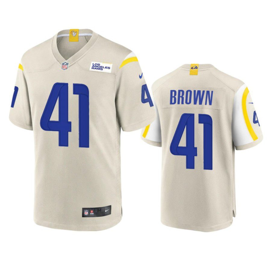 malcolm brown rams bone game jersey