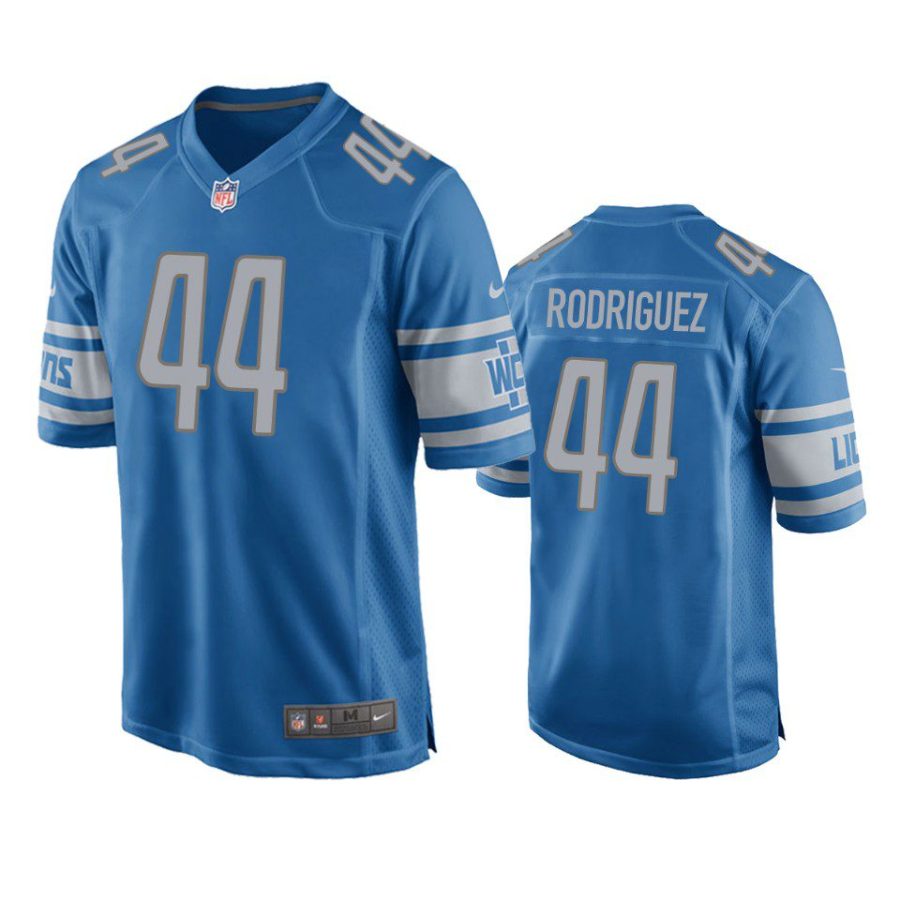 malcolm rodriguez lions game blue jersey