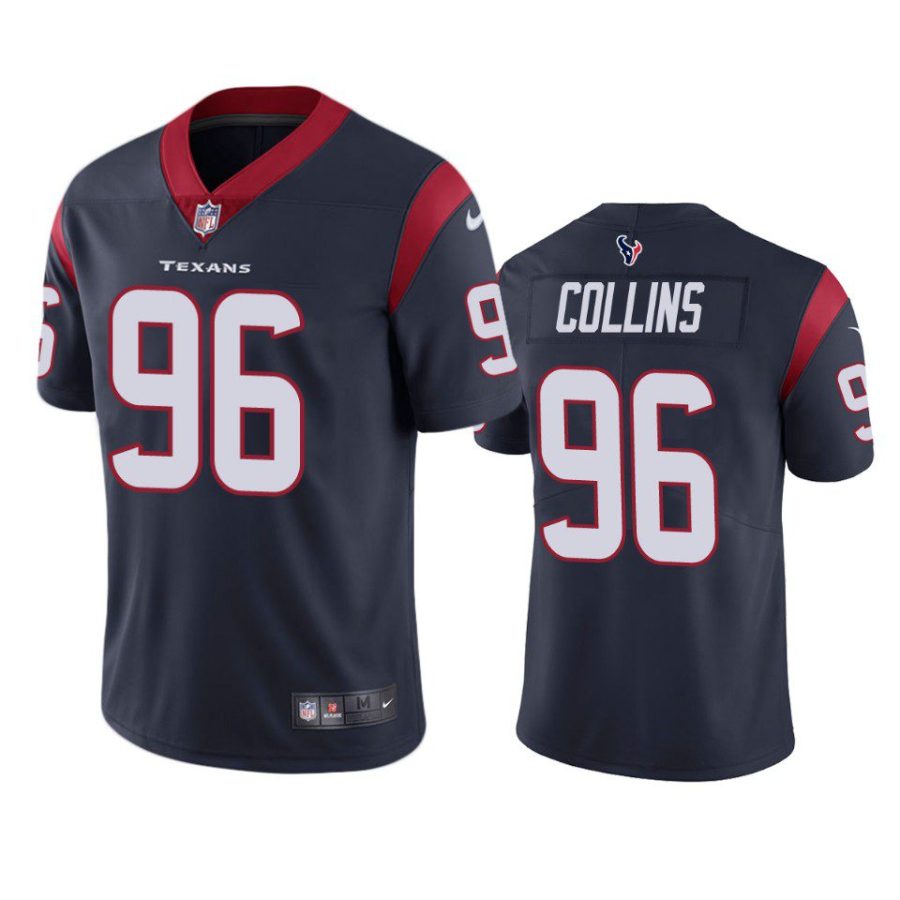 maliek collins texans jersey navy vapor limited