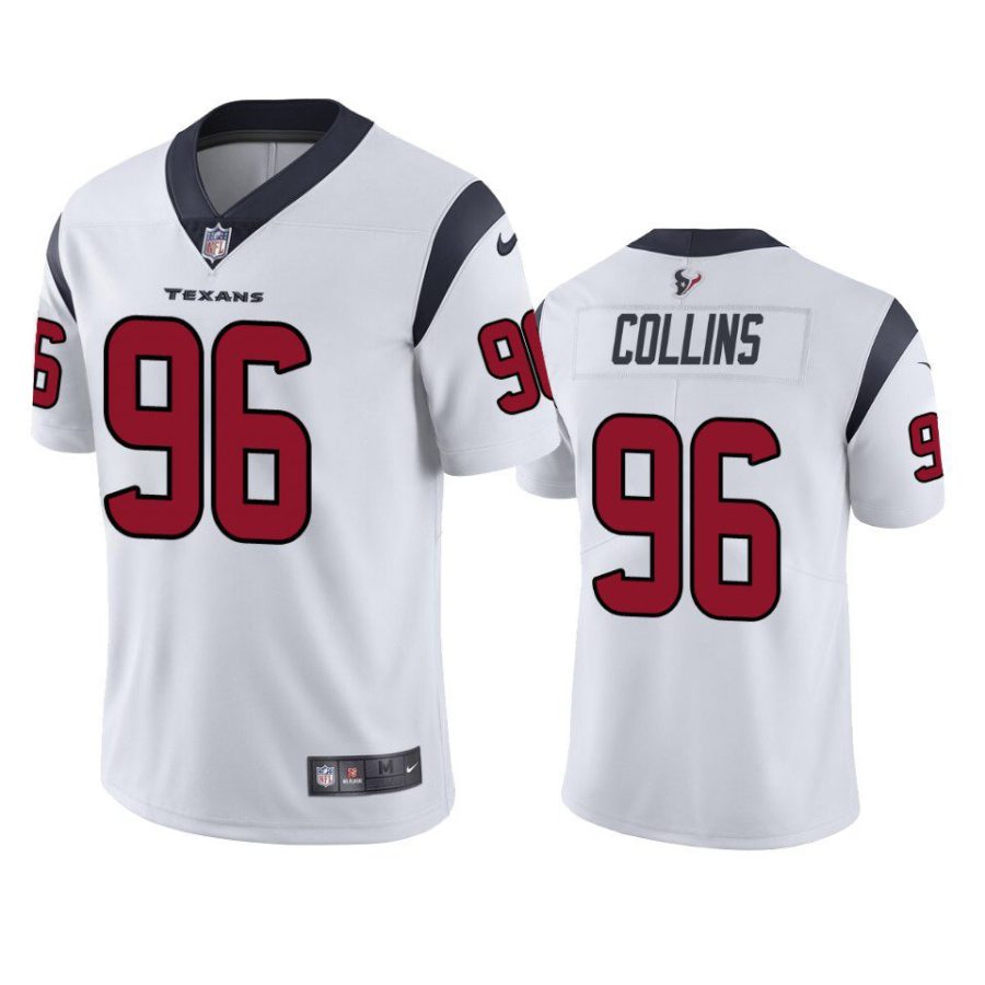 maliek collins texans jersey white vapor limited