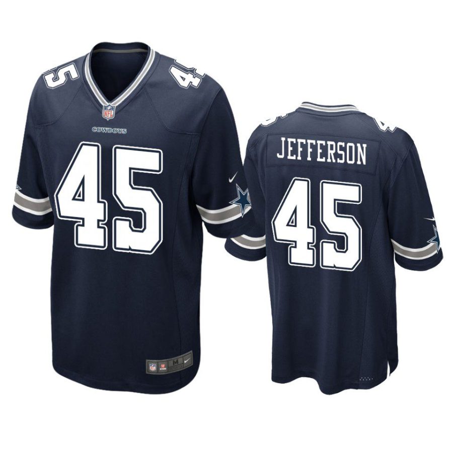 malik jefferson cowboys game navy jersey