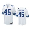 malik jefferson cowboys game white jersey