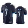 malik willis titans navy vapor jersey