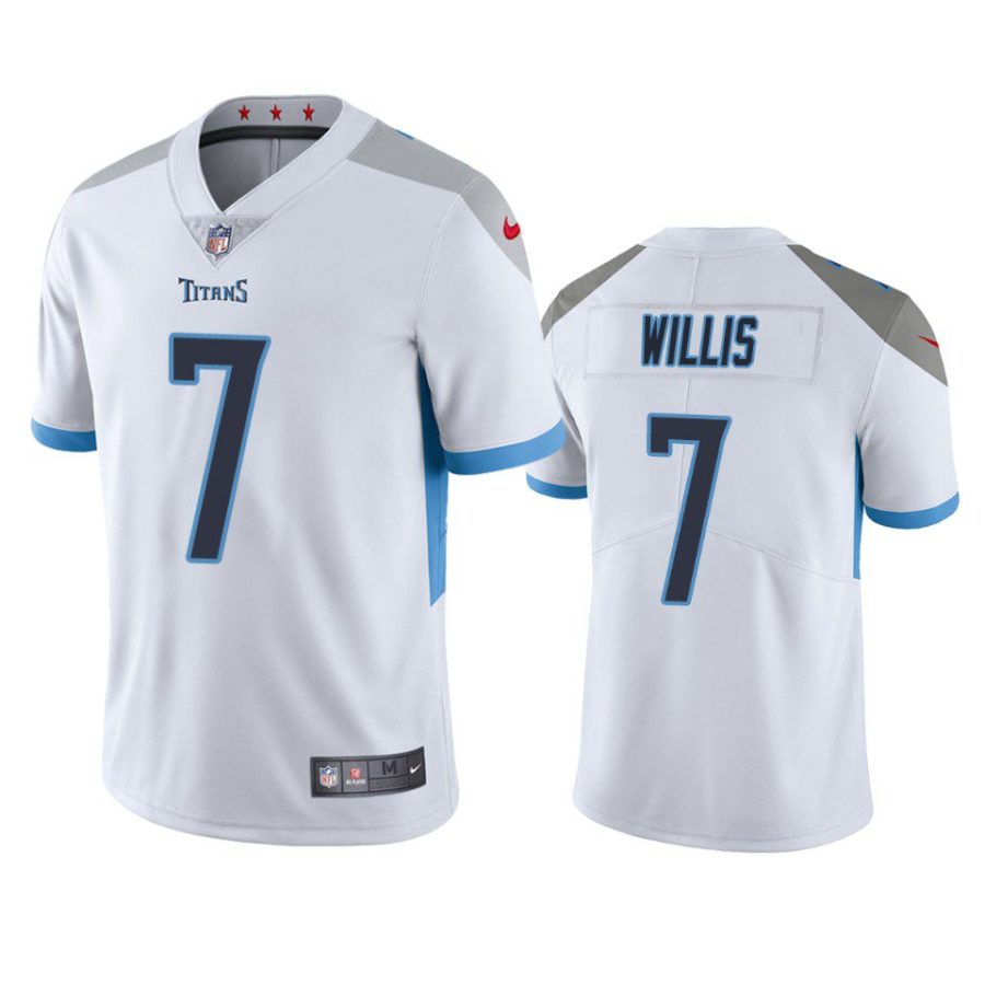 malik willis titans white vapor jersey