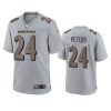 marcus peters ravens atmosphere fashion game gray jersey
