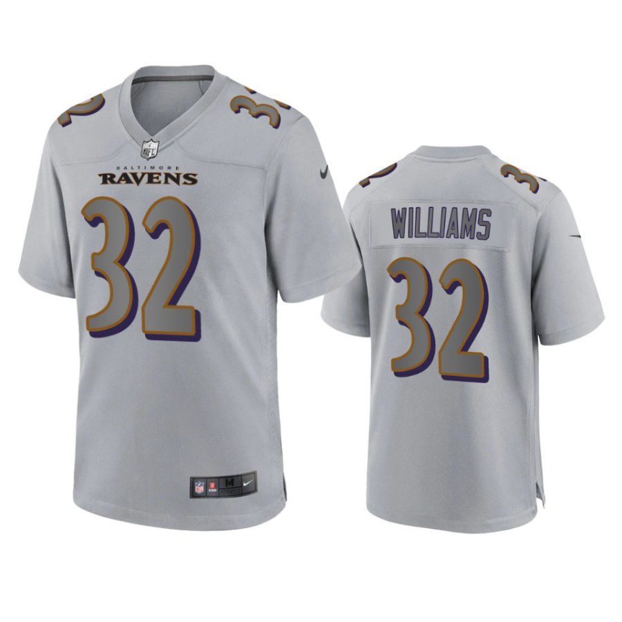 marcus williams ravens atmosphere fashion game gray jersey