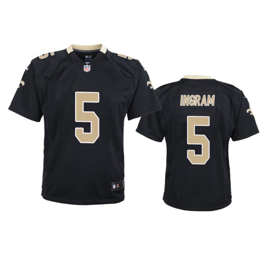 mark ingram game youth black jersey