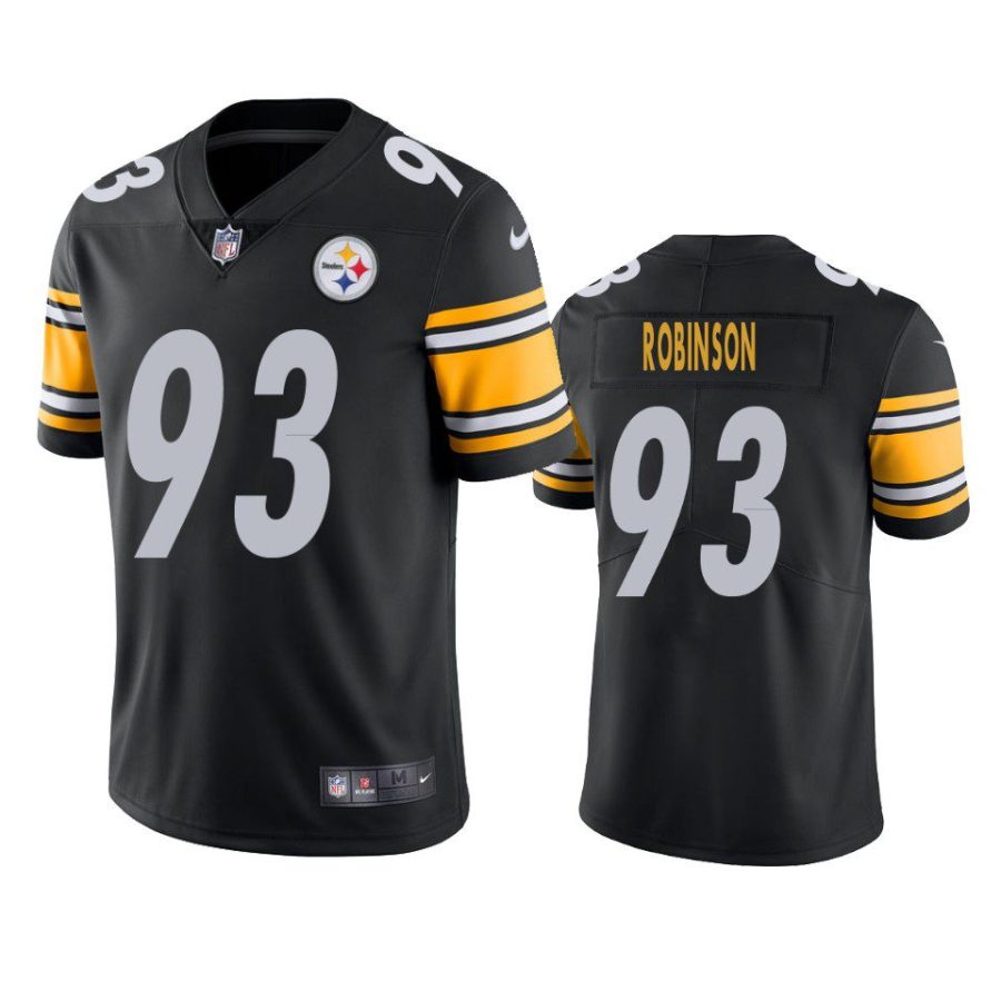 mark robinson steelers vapor limited black jersey