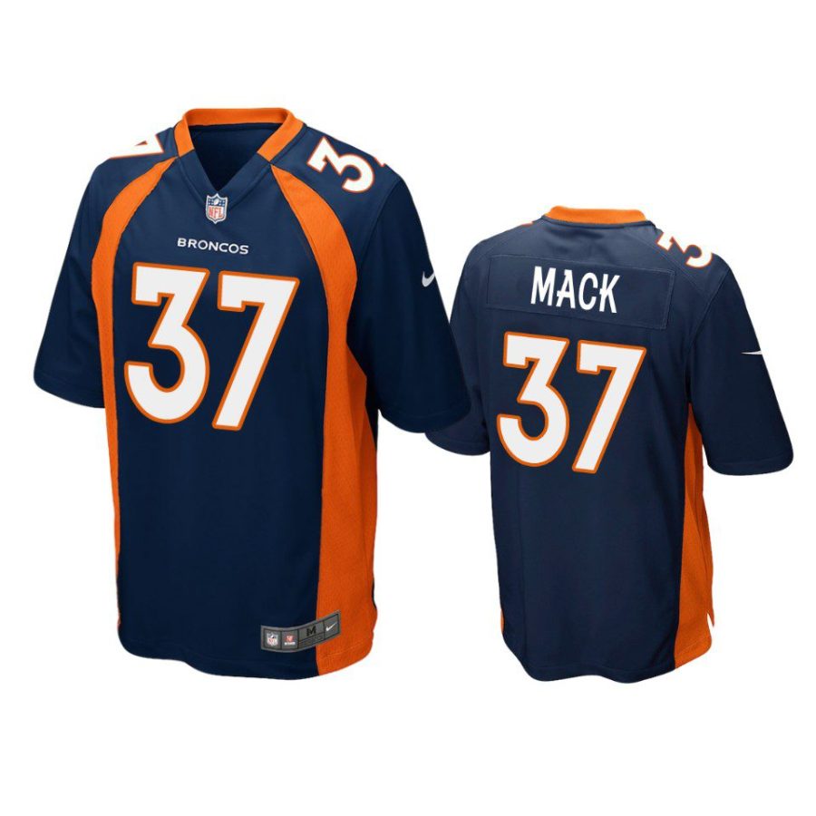 marlon mack broncos navy game jersey