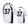 marlon mack broncos white game jersey