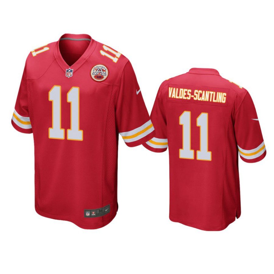 marquez valdes scantling chiefs red game jersey