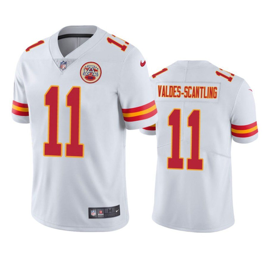 marquez valdes scantling chiefs white vapor jersey