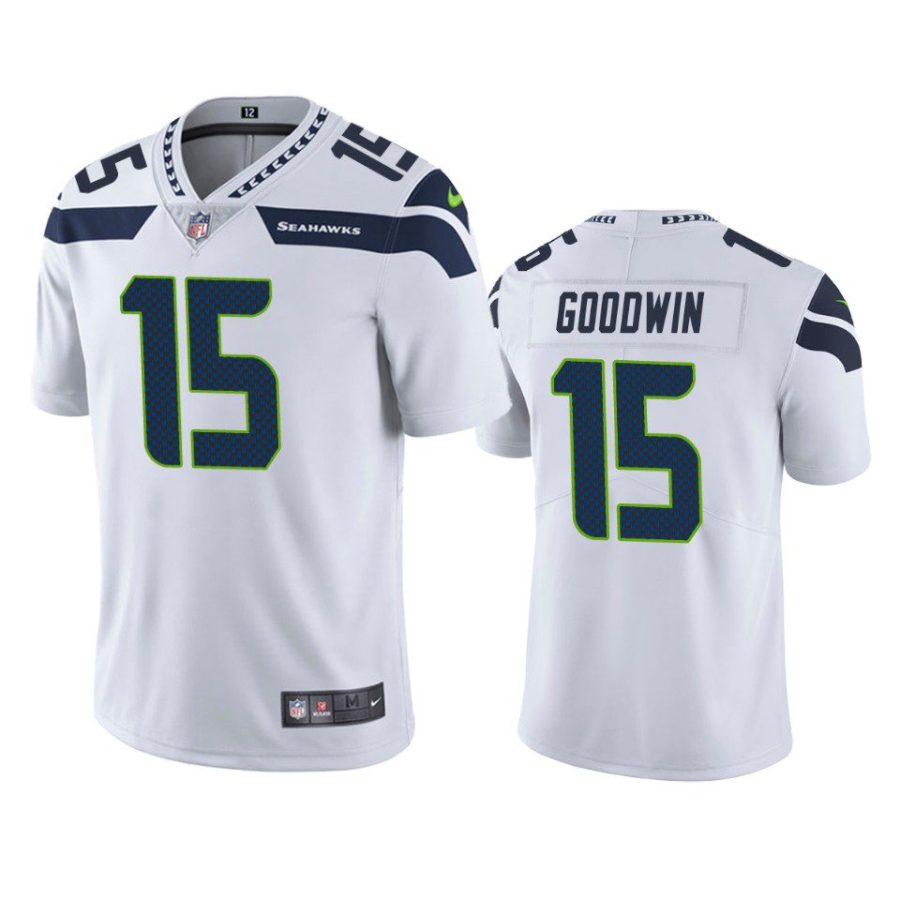 marquise goodwin seahawks white vapor jersey