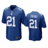 mason crosby giants royal game jersey