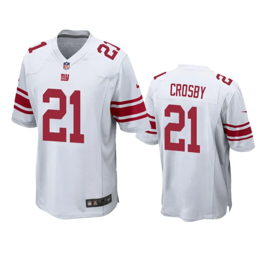 mason crosby giants white game jersey