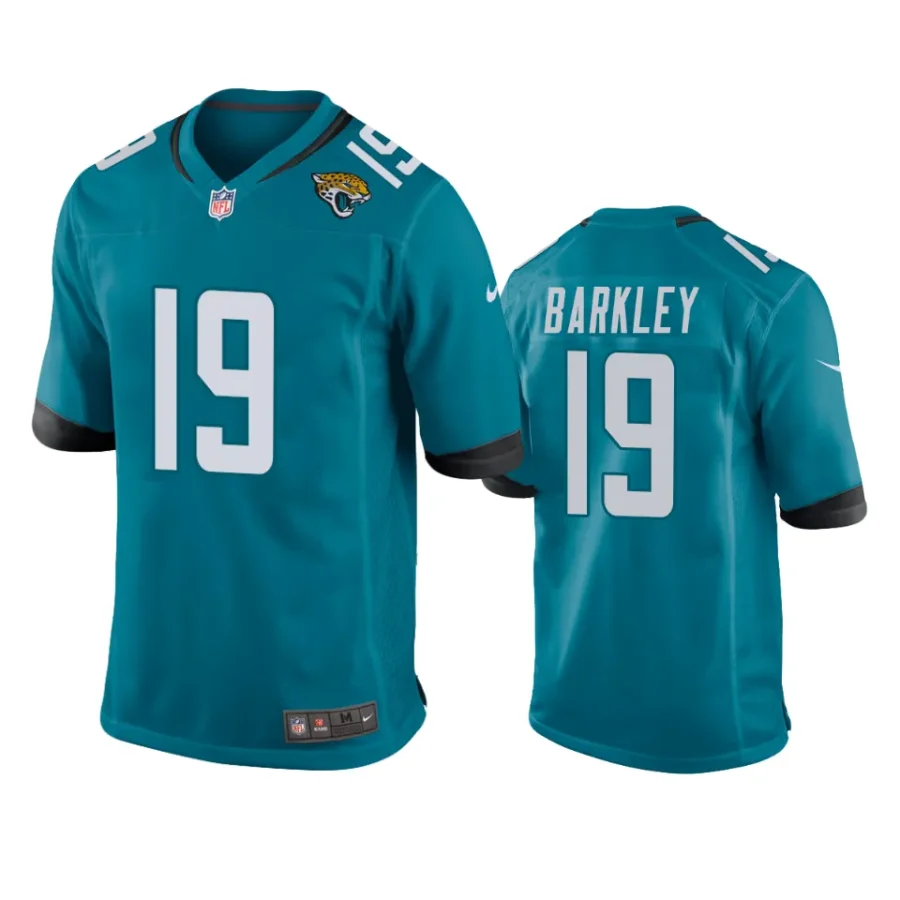 matt barkley jaguars teal game jersey