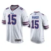 matt haack bills white game jersey