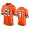 matt henningsen broncos alternate game orange jersey