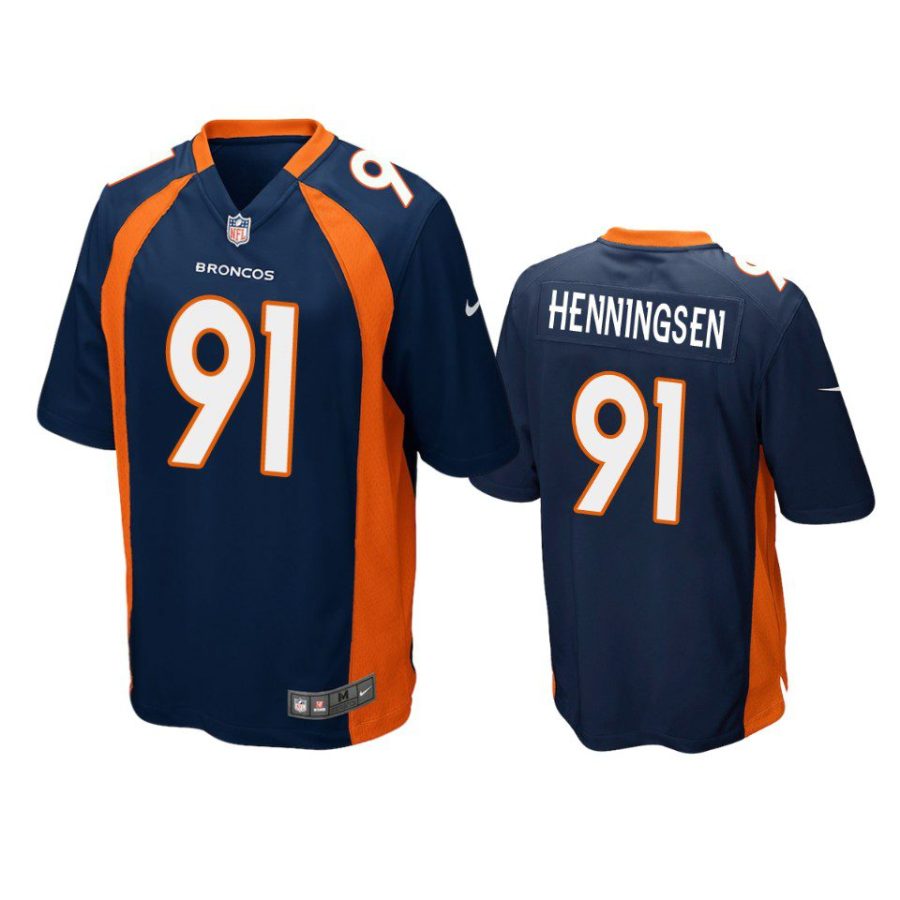 matt henningsen broncos navy game jersey