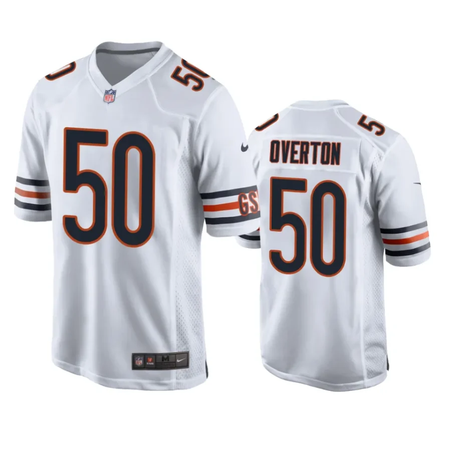 matt overton bears game white jersey