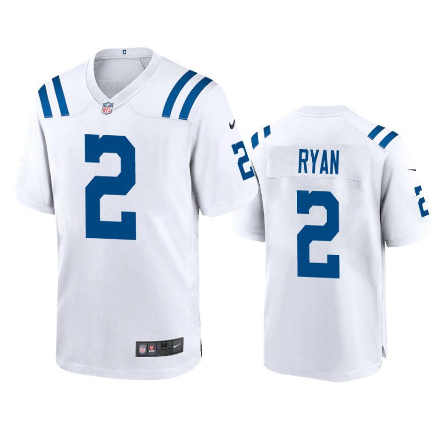 matt ryan colts white game jersey