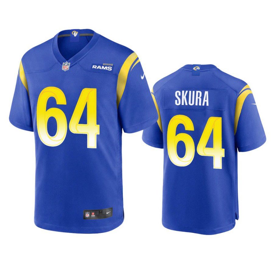 matt skura rams royal game jersey