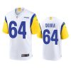 matt skura rams white alternate game jersey