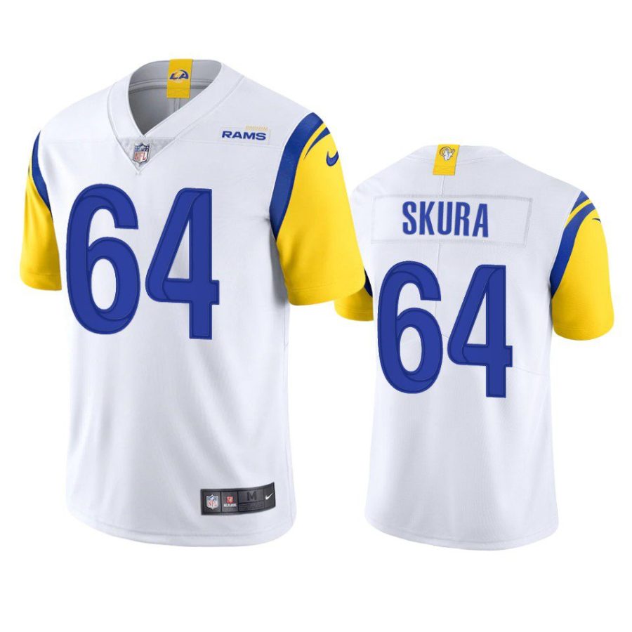 matt skura rams white alternate vapor limited jersey