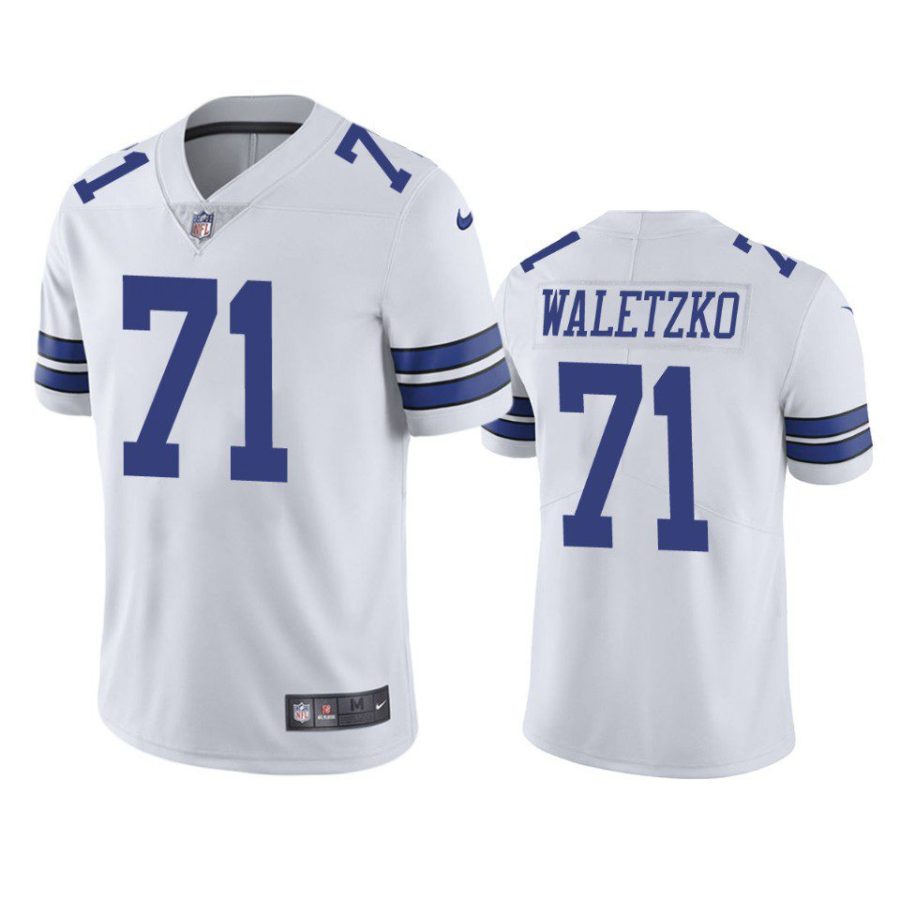 matt waletzko cowboys white vapor jersey