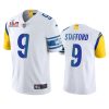 matthew stafford rams white super bowl lvi split limited jersey